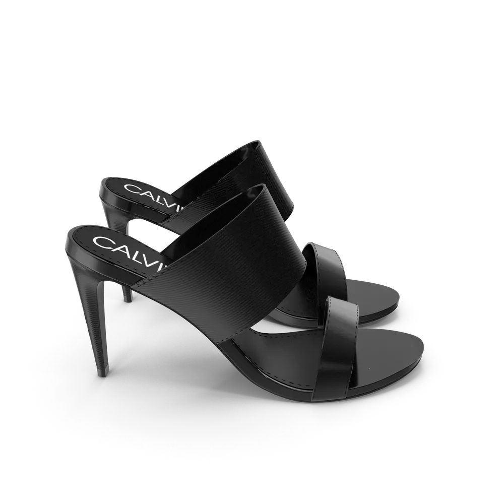 Picture of Ferro Charcoal Strappy Heels